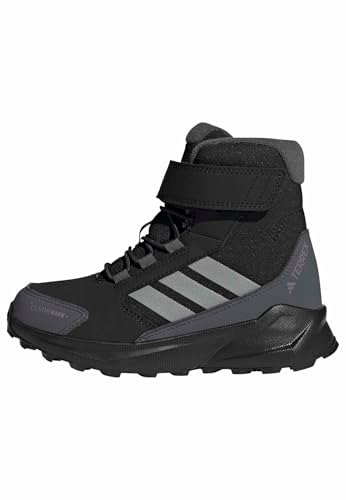 adidas Uniseks - dzieci Terrex Trailmaker 2 High CLIMAWARM+ Kids, Core Black/Matte Silver/Grey Six, 33 EU