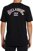 Koszulki męskie - t-shirt męski BILLABONG ARCH FILL TEE Black - BLK - miniaturka - grafika 1