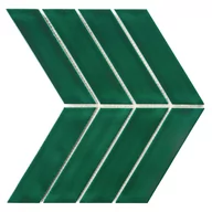 Płytki ceramiczne - Mozaika ceramiczna Royal Chevron Vert 5.2x18 cm - miniaturka - grafika 1