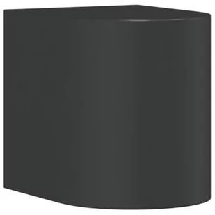 vidaXL Kinkiet zewnętrzny, czarny, odlewane aluminium - Lampy ogrodowe - miniaturka - grafika 1