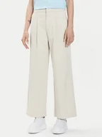 Spodnie sportowe damskie - ONLY Spodnie materiałowe Stella 15311377 Écru Regular Fit - miniaturka - grafika 1