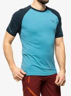 Koszulki sportowe męskie - Koszulka biegowa Dynafit Alpine Pro S/S Tee - storm blue - miniaturka - grafika 1