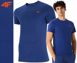 Koszulka Męska 4f T-shirt Bawełniany Podkoszulek Sportowy Co Dzień 1887 Xxl - Koszulki męskie - miniaturka - grafika 1