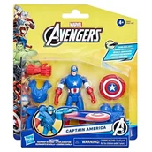 Gadżety dla graczy - Figurka HASBRO Marvel Avengers Battle Gear Kapitan Ameryka F93415X6 - miniaturka - grafika 1