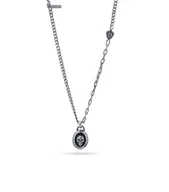 Naszyjniki - Biżuteria POLICE PEAGN2212101. Naszyjnik, Kolor szary. Mężczyzna. - miniaturka - grafika 1