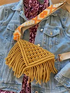 Torebki damskie - Torebka makramowa, kopertówka lato - miniaturka - grafika 1
