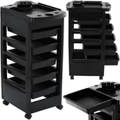 Meble fryzjerskie - Pomocnik fryzjerski wózek stolik na kółkach do farbowania BG1-1200 do salonu kosmetycznego szafka z szufladami - miniaturka - grafika 1