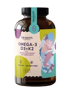 Witaminy i minerały - Levann OMEGA3 + D3 + K2 - Wzmacnia system odpornościowy, poprawia krążenie i widzenie - 30 kapsułek - miniaturka - grafika 1