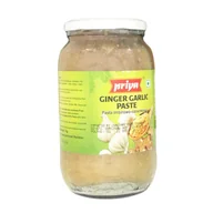 Szybkie dania obiadowe - Pasta imbirowo czosnkowa Ginger Garlic Paste Priya 1kg - miniaturka - grafika 1
