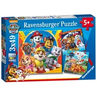 Puzzle - Ravensburger Puzzle 3x49 - Psi Patrol - 050482 - miniaturka - grafika 1