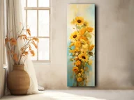 Obrazy i zdjęcia na płótnie - Słoneczniki - Obraz na płótnie - Druk, Blejtrama - Akwarela, Olej, Loft #44 - miniaturka - grafika 1