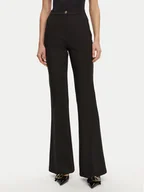 Spodnie damskie - ARTIGLI Spodnie materiałowe ACPA000840 Czarny Regular Fit - miniaturka - grafika 1