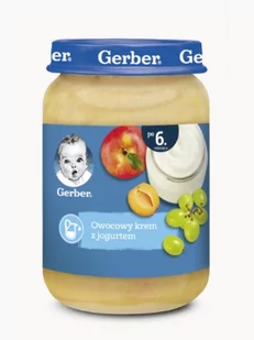 Gerber OWOCOWY KREM/JOGURT 190G - Desery dla dzieci - miniaturka - grafika 3