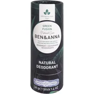 Dezodoranty i antyperspiranty unisex - BEN & ANNA Naturalny dezodorant green fusion 40g Ben&Anna - miniaturka - grafika 1