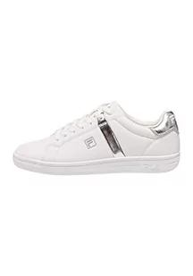 Fila Damskie sneakersy Crosscourt 2 F Low Wmn, biały, srebrny, 41 EU - Sneakersy damskie - miniaturka - grafika 1