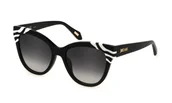 Okulary przeciwsłoneczne - Okulary JUST CAVALLI SJC043V550981. Okulary przeciwsłoneczne, Kolor czarny. Kobieta. - miniaturka - grafika 1