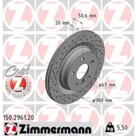 Tarcze hamulcowe - Tarcza hamulcowa ZIMMERMANN 150.2961.20 - miniaturka - grafika 1
