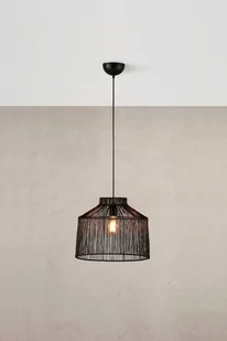 Lampa wisząca z plecionym abażurem, do kuchni 108668 z serii CAPANNA - Lampy sufitowe - miniaturka - grafika 2