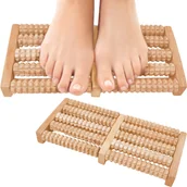 Akcesoria do masażu - ISO Masażer do stóp nóg drewniany retro uniwersalny 1554-uniw - miniaturka - grafika 1