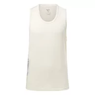 Koszulki sportowe męskie - Reebok Męski top Lm Ac + Dreamblend Tank Top, Clawht, L - miniaturka - grafika 1