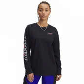 Koszulki i topy damskie - Damski longsleeve z nadrukiem Under Armour Project Rock W LS Campus T Q1 - czarny - miniaturka - grafika 1