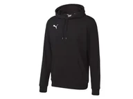 Swetry męskie - Puma Męska Bluza z kapturem i kieszenią typu kangur (XXL, Czarny) - miniaturka - grafika 1