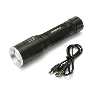 HUNTER: 5W ładowalna latarka LED z funkcją zoom. - Latarki - miniaturka - grafika 1