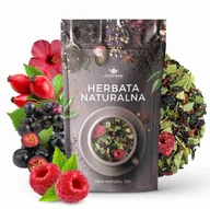 Herbata - Herbata owocowa Lipa i Malina aronia hibiskus 100g - miniaturka - grafika 1