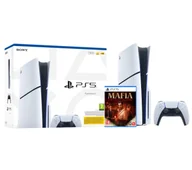 Konsole Playstation - Sony PlayStation 5 Slim E Chassis PS5 1TB z napędem + Mafia The Old Country - miniaturka - grafika 1