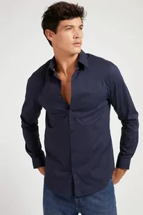 camicie uomo guess m1yh20 w7zk1 g7v2 smart blue - Koszule męskie - miniaturka - grafika 1