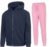 Dresy męskie - 4F OCIEPLANY DZIEWCZÄCY DRES KOMPLET BLUZA SPODNIE / rozm 158 - miniaturka - grafika 1