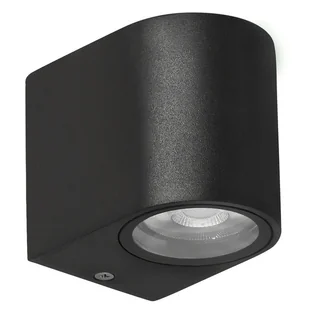 Lampa ścienna balkonowa Lobelia 21-32287 Candellux IP44 zaokrąglona czarna - Lampy ogrodowe - miniaturka - grafika 1