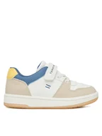 Buty dla chłopców - Tommy Hilfiger Sneakersy T1X9-34345-1269 M Biały - miniaturka - grafika 1