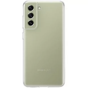 Samsung Etui EF-QG990CTEGWW S21 FE 5G Trensparent Clear Cover - Etui i futerały do telefonów - miniaturka - grafika 1