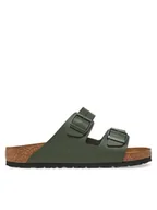 Klapki i japonki męskie - Birkenstock Klapki Arizona 1029165 Zielony - miniaturka - grafika 1