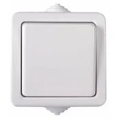 Klawisze i ramki - Łącznik zwierny biały IP54 TEKNO Kanlux 33498 - miniaturka - grafika 1