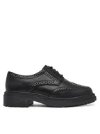 Półbuty damskie - Clarks Oxfordy Orinoco3 Derby 26183170 Czarny - miniaturka - grafika 1