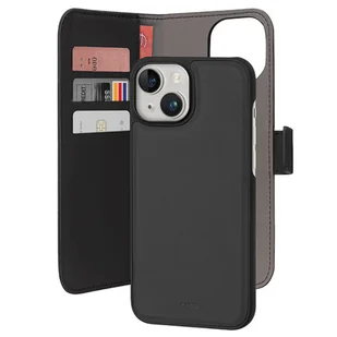 PURO Wallet Detachable - Etui 2w1 iPhone 15 (czarny) - Pozostałe akcesoria do telefonów - miniaturka - grafika 6