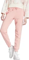 Spodnie sportowe damskie - Adidas Spodnie damskie adidas Linear French Terry Cuffed jasnoróżowe IY9200 S - miniaturka - grafika 1