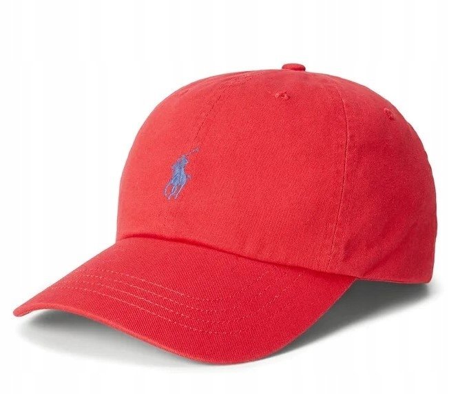 Polo Ralph Lauren czapka z daszkiem czerwony rozmiar uniwersalny