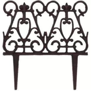 Esschert Design Płotek ogrodowy żeliwny - Pozostałe ozdoby ogrodowe - miniaturka - grafika 1