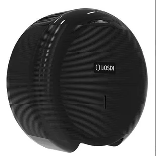 Podajnik do Papieru Toaletowego Jumbo Kolor Czarny ECO LUXE CP3006BL LOSDI - Dozowniki papieru i mydła dla firm - miniaturka - grafika 1