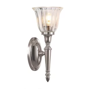 Elstead Lighting Bathroom Dryden1 Polished Nickel BATH/DRYDEN1 PN Elstead kinkiet łazienkowy IP44 nowoczesny BATH/DRYDEN1 PN) - Lampy ścienne - miniaturka - grafika 1