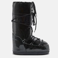 Kozaki damskie - Damskie Buty zimowe MOON BOOT MOON BOOT ICON GLITTER 14028500001 – Czarny - miniaturka - grafika 1