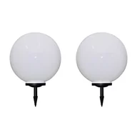 Lampy ogrodowe - vidaXL Lampy do oświetlenia ścieżki, 2 szt, LED, 50 cm, ze szpikulcami - miniaturka - grafika 1