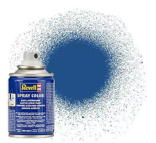 Revell farba spray kolor niebieski mat 34156 34156 - Akcesoria i części modelarskie - miniaturka - grafika 1