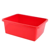 Inne artykuły do sprzątania - Altom MISKA PROSTOKĄTNA 37,5X30,5CM 11L CZERWONY 5902443992490 - miniaturka - grafika 1
