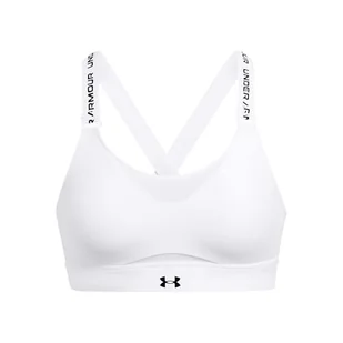 Under Armour Damski biustonosz sportowy Infinity High Impact, (100) Biały/Czarny, (X-Large) A/C - Biustonosze - miniaturka - grafika 1