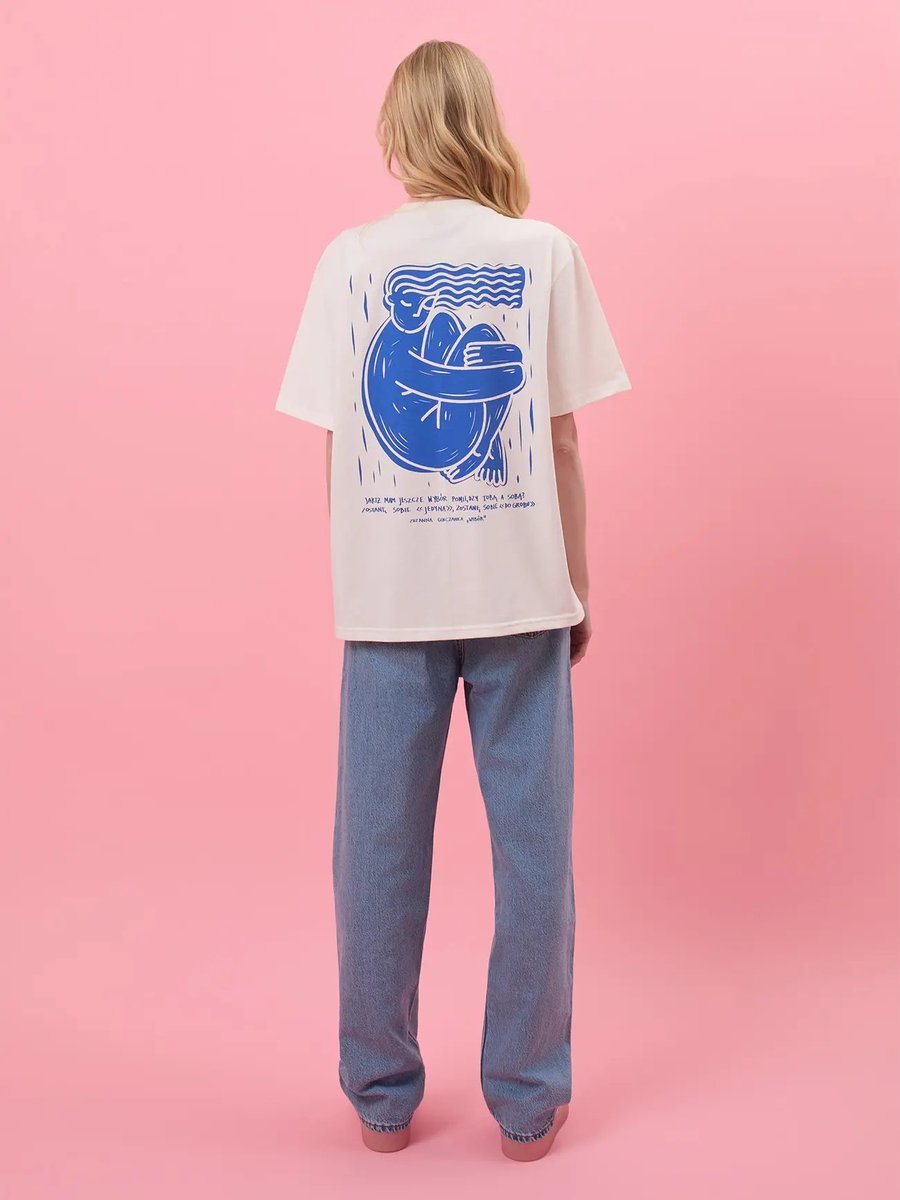SOBIE JEDYNA / Zuzanna Ginczanka / koszulka oversize unisex / złamana biel M