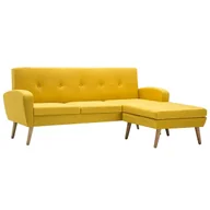 Narożniki - Narożnik z leżanką żółty - Umberro 4Q - miniaturka - grafika 1